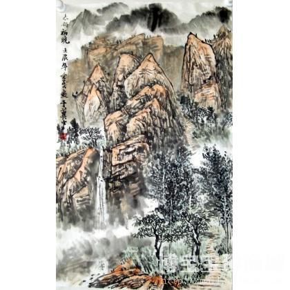 赵金恒 太行初晓 类别: 国画山水作品